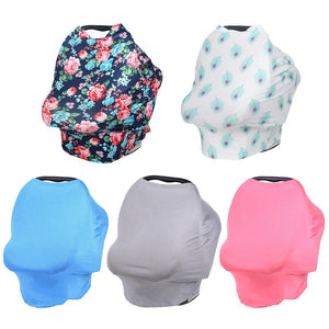 Nursing Cover Stretchy Scarf Breastfeeding Shopping Cart High Chair Cover