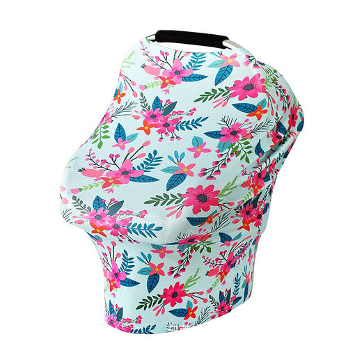 Baby Car Seat Cover Canopy Nursing Cover Breastfeeding Scarf