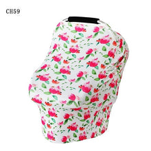 Load image into Gallery viewer, Baby Car Seat Cover Canopy Nursing Cover Breastfeeding Scarf