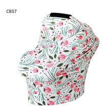 Load image into Gallery viewer, Baby Car Seat Cover Canopy Nursing Cover Breastfeeding Scarf