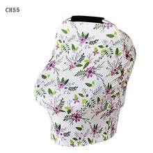 Load image into Gallery viewer, Baby Car Seat Cover Canopy Nursing Cover Breastfeeding Scarf