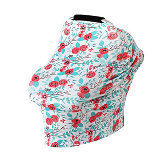 Baby Car Seat Cover Canopy Nursing Cover Breastfeeding Scarf