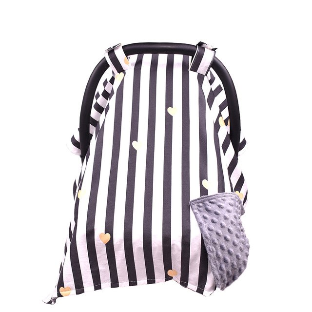 Baby Feeding Cover Infant Car Seat Canopy Flamingo Animal Pattern Breastfeeding Scarf Newborn Baby Nursing Cover Shopping Cart