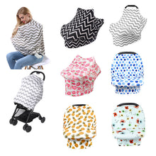 Load image into Gallery viewer, Nursing Breastfeeding Privacy Cover Baby Scarf  Nursing Covers Shopping Cart Cover