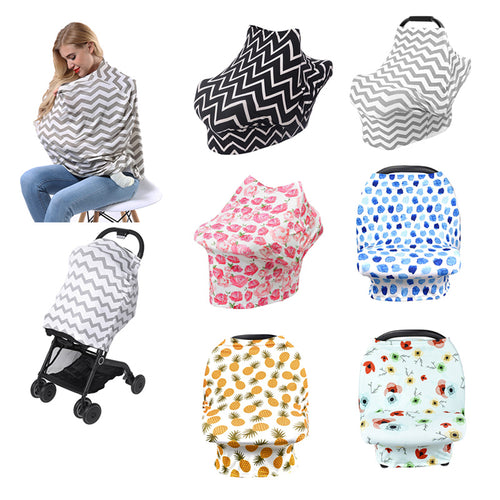 Nursing Breastfeeding Privacy Cover Baby Scarf  Nursing Covers Shopping Cart Cover